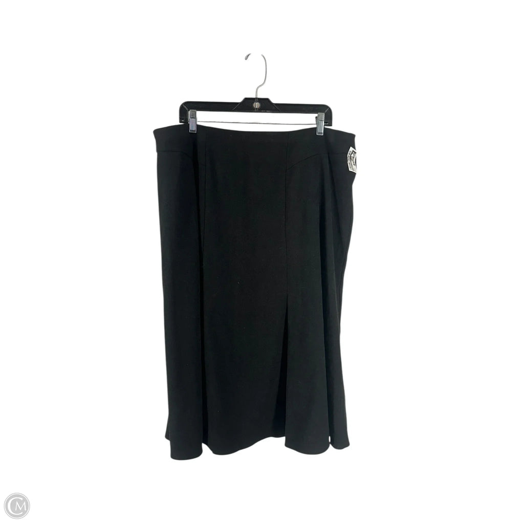 Dress Casual Midi By Briggs In Black, Size: 18