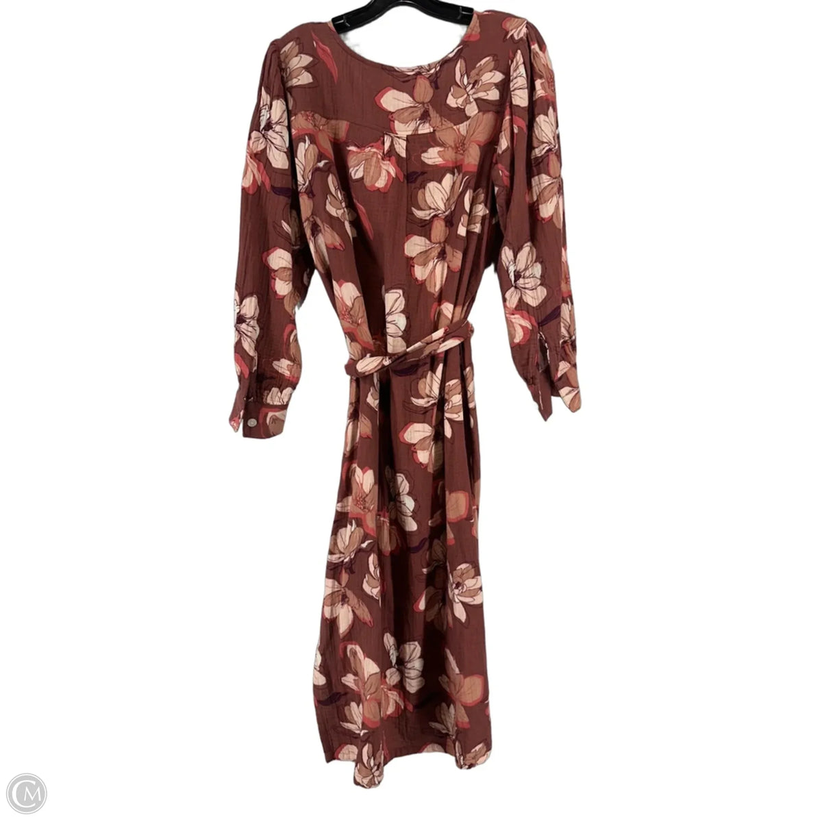 Dress Casual Midi By Peace Love World In Pink, Size: Mp