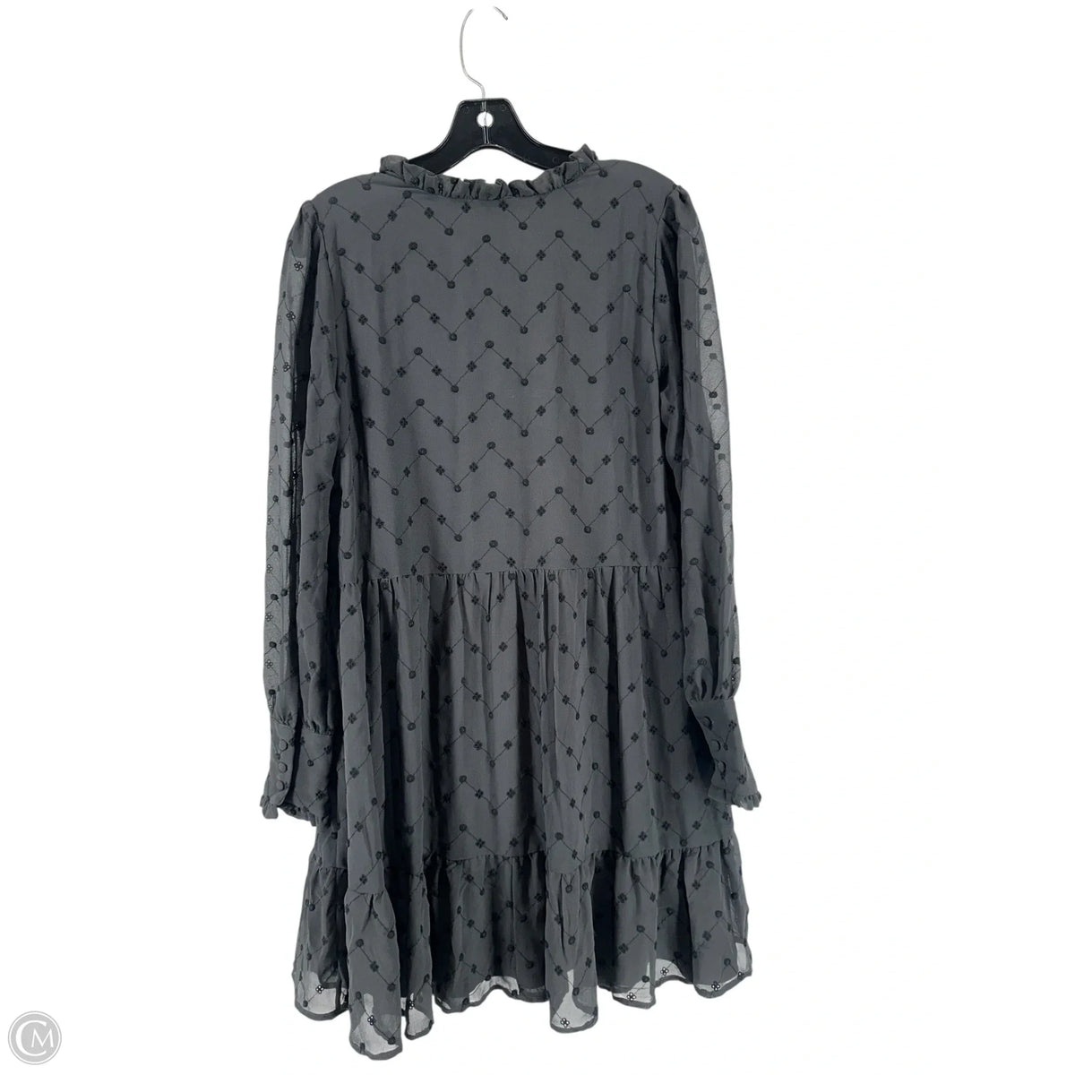 Dress Casual Short By H&m In Grey, Size: S