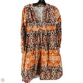 Dress Casual Short By Cma In Brown & Orange, Size: S