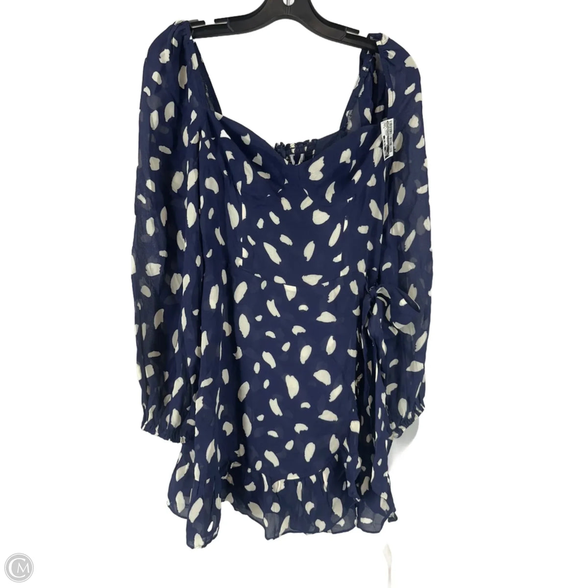 Dress Casual Short By Reformation In Blue & Cream, Size: 6