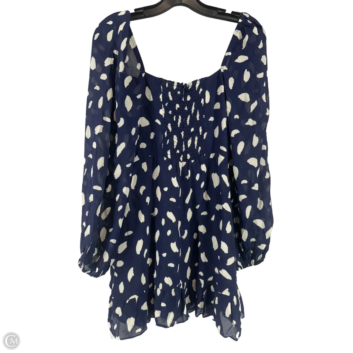 Dress Casual Short By Reformation In Blue & Cream, Size: 6