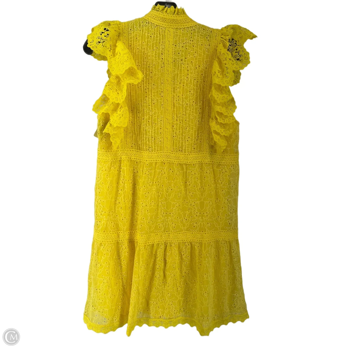 Dress Designer By Alice + Olivia In Yellow, Size: 4