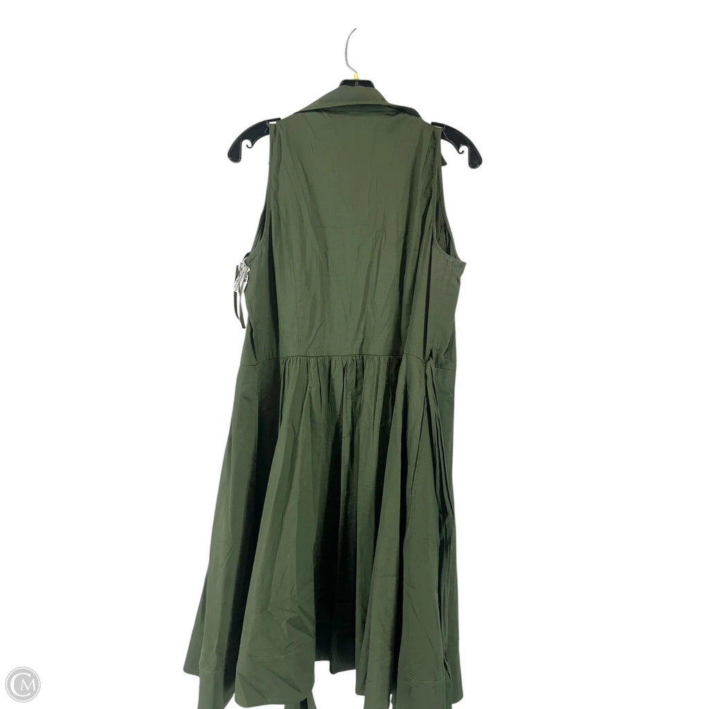 Dress Casual Midi By White House Black Market In Green, Size: 10