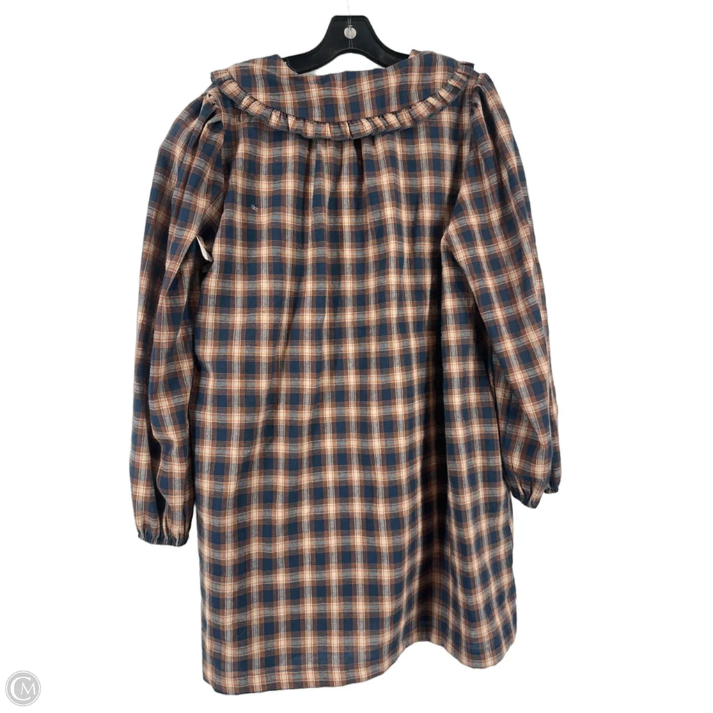 Dress Casual Short By Heyson In Plaid Pattern, Size: L