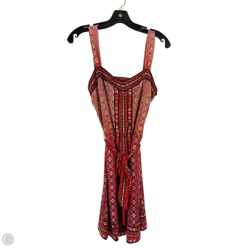 Dress Casual Short By White House Black Market In Red, Size: Xs