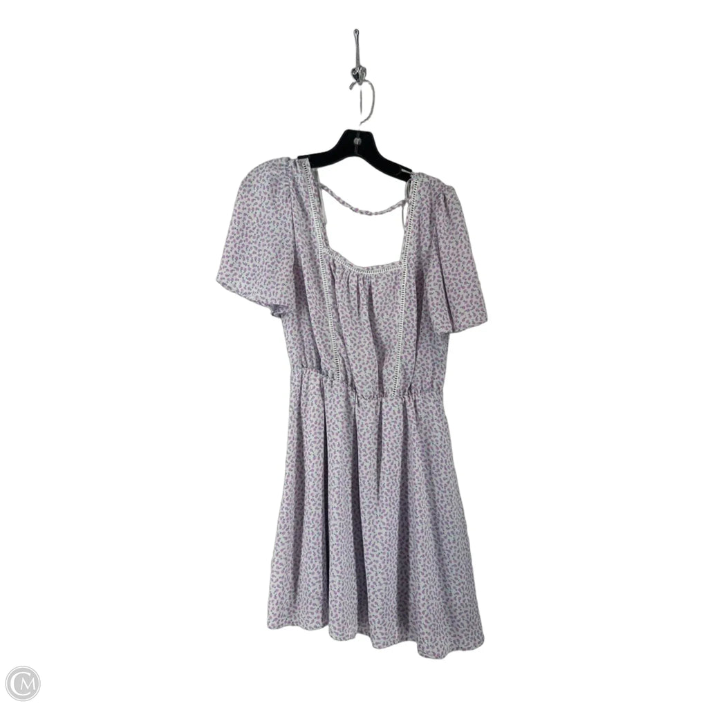 Dress Casual Short By Sienna Sky In Floral Print, Size: L