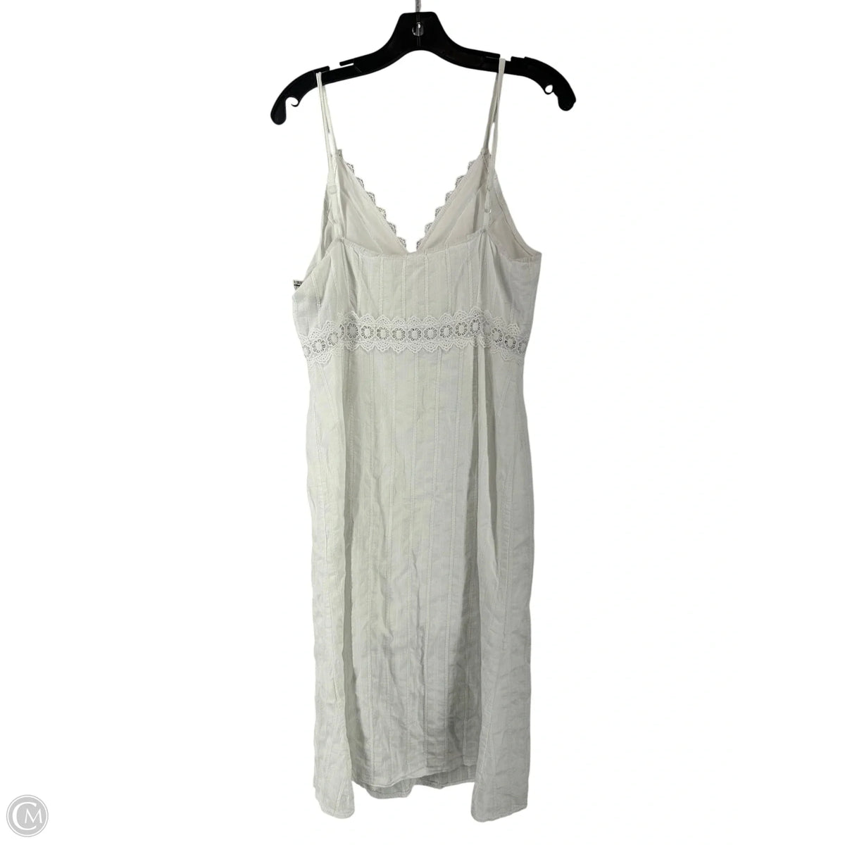 Dress Casual Midi By Clothes Mentor In White, Size: S