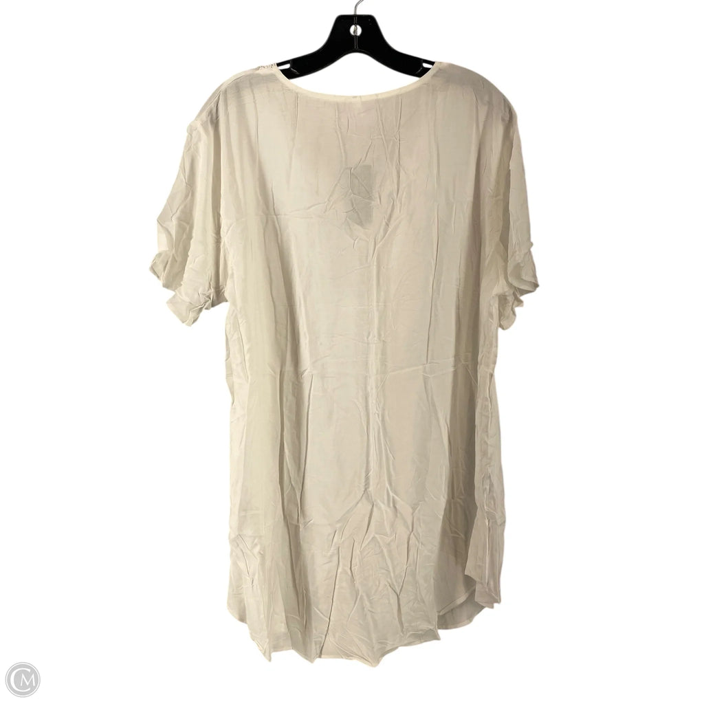 Dress Casual Short By Cme In White, Size: Xl