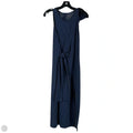 Dress Party Midi By Clothes Mentor In Navy, Size: L