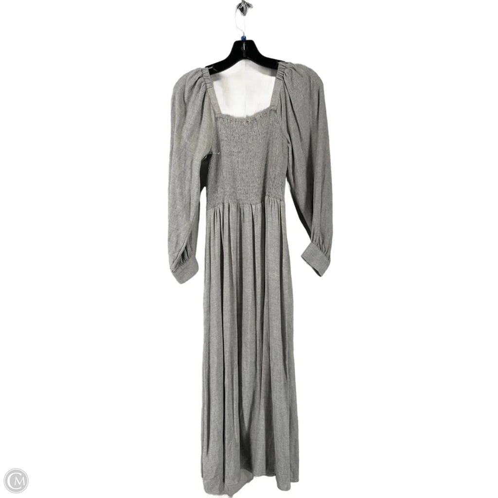 Dress Casual Maxi By Madewell In Grey, Size: Xs
