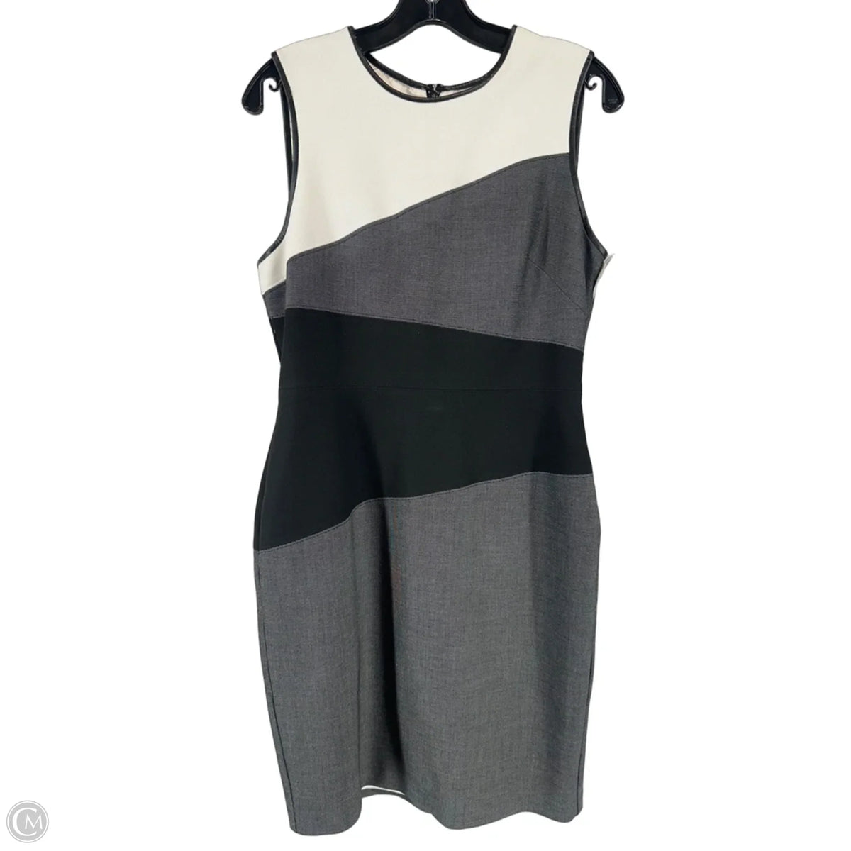 Dress Work By White House Black Market In Black & Grey, Size: 10p