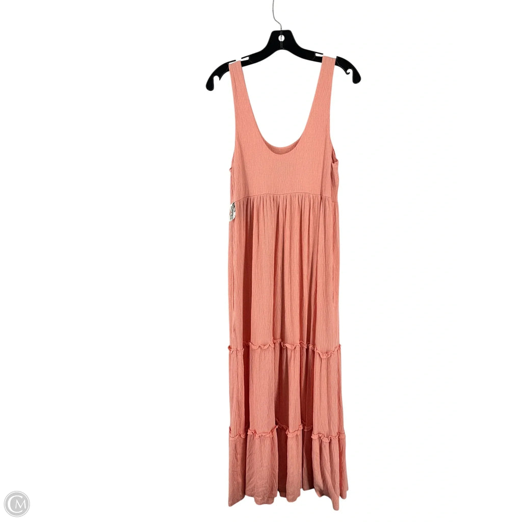 Dress Casual Maxi By Scoop In Pink, Size: M
