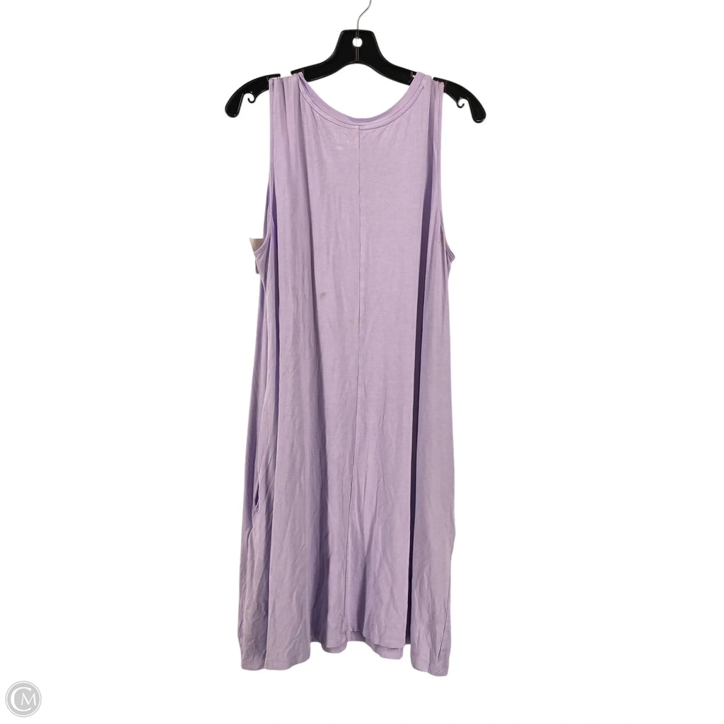 Dress Casual Short By Time And Tru In Purple, Size: Xxl
