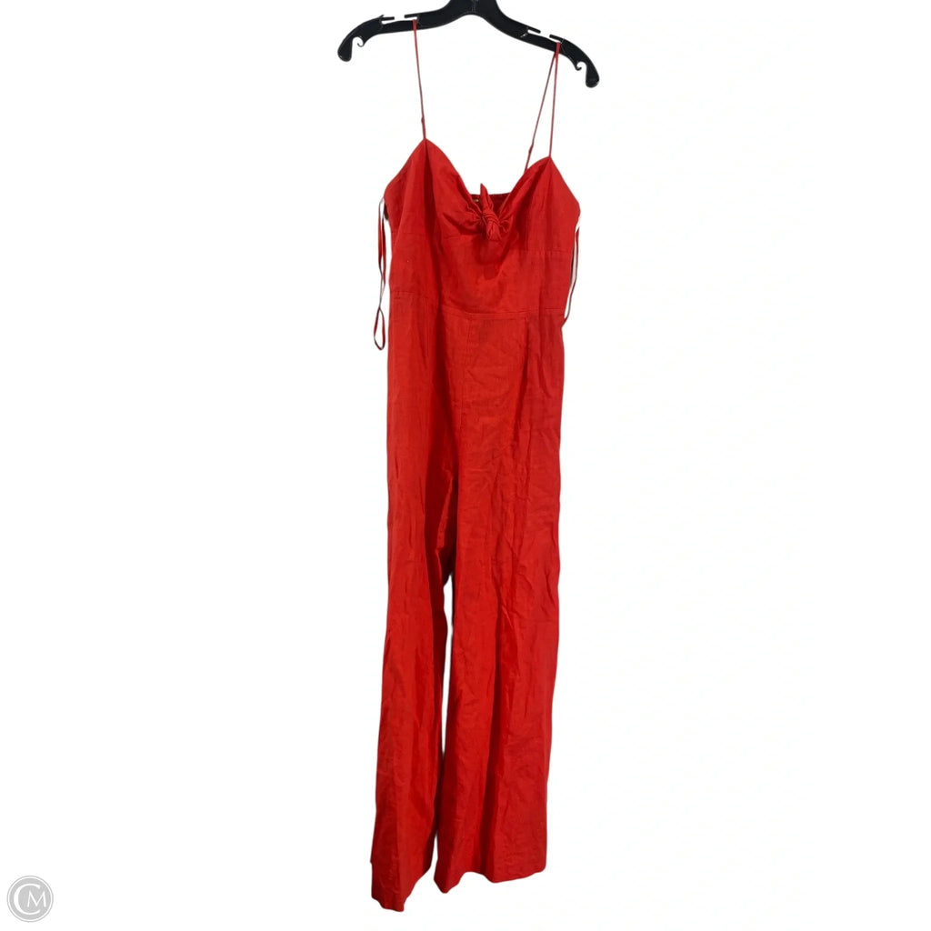 Jumpsuit By Gianni Bini In Red, Size: 8