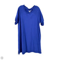 Dress Casual Midi By Chicos In Blue, Size: Xl