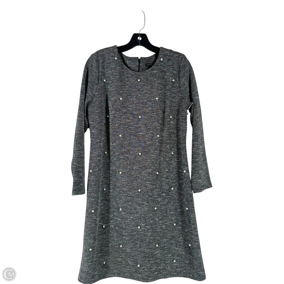 Dress Casual Short By Ann Taylor In Grey, Size: 10