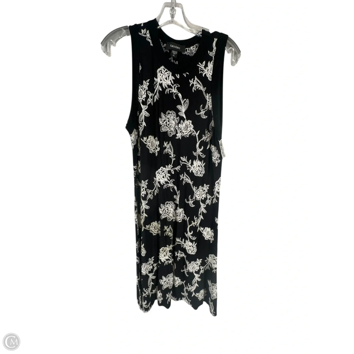 Dress Casual Short By Karen Kane In Black & White, Size: Xl