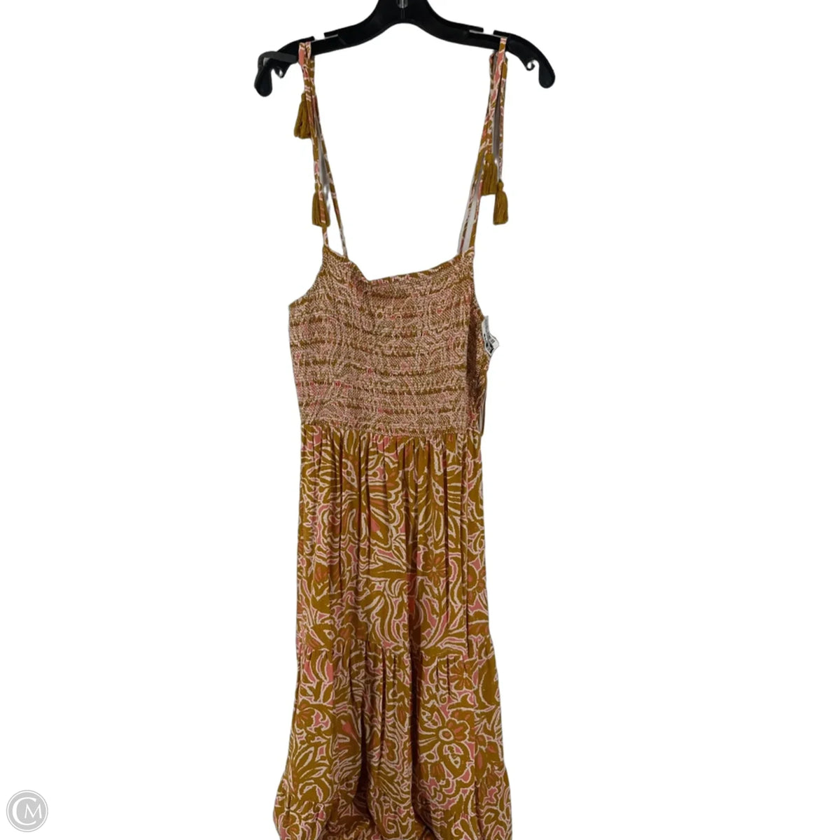 Dress Casual Maxi By Patrons Of Peace In Orange, Size: M