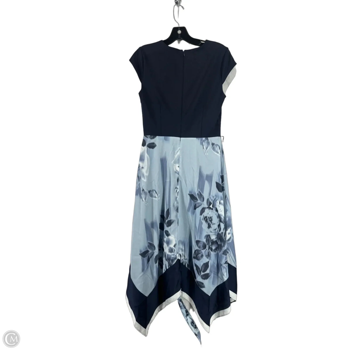 Dress Casual Midi By White House Black Market In Blue, Size: 6