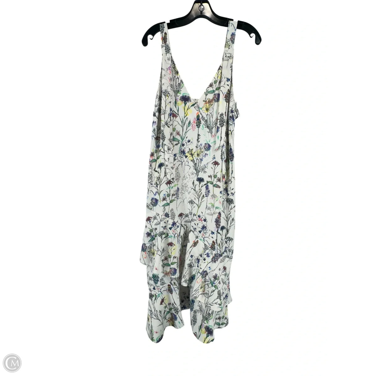 Dress Casual Midi By H&m In White, Size: 6