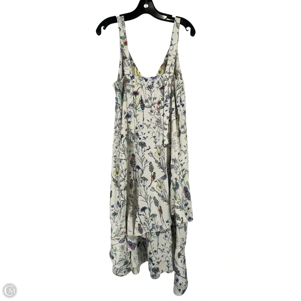 Dress Casual Midi By H&m In White, Size: 6