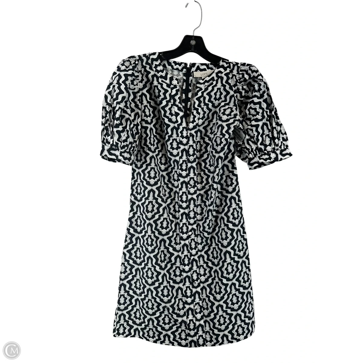 Dress Casual Short By Loft In Black & White, Size: Xs
