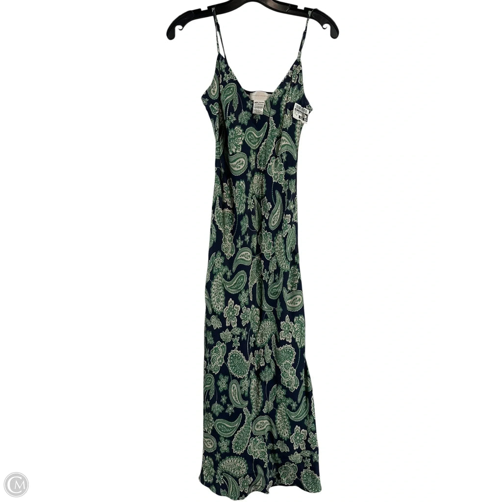 Dress Casual Maxi By Corey Lynn Calter In Blue & Green, Size: Xsp