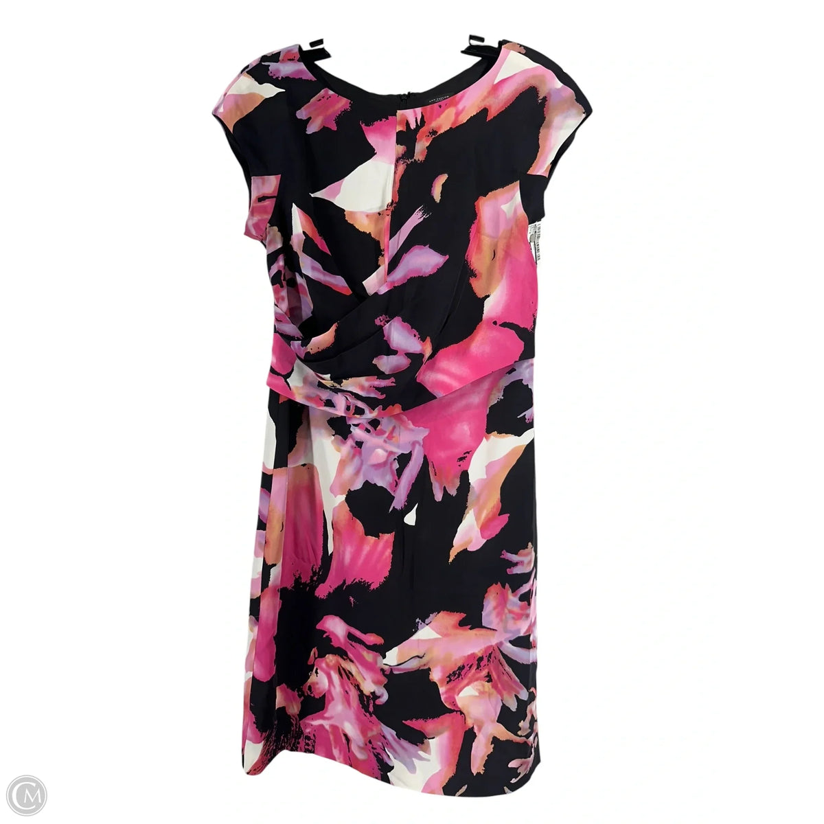 Dress Casual Midi By Ann Taylor In Black, Size: 4