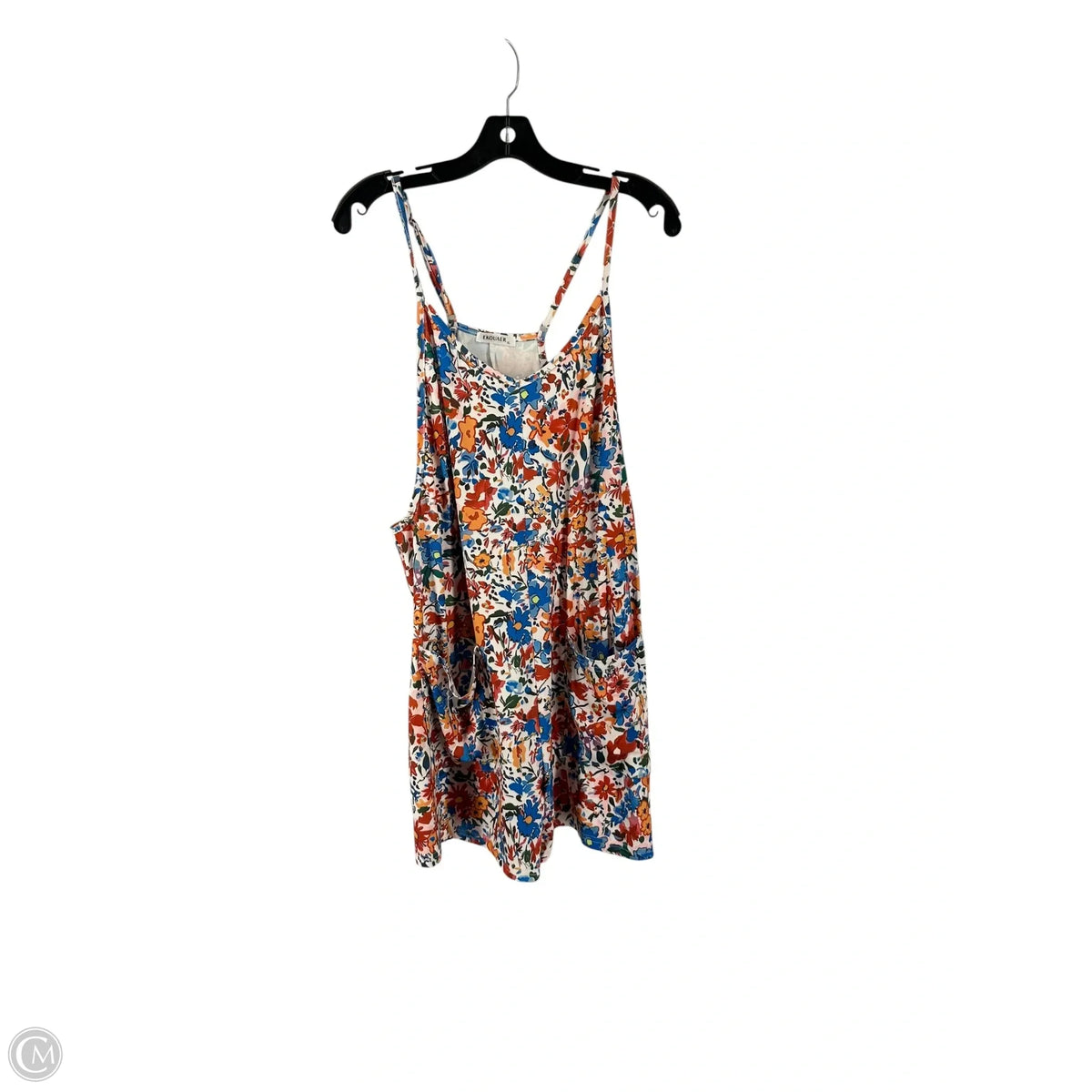 Dress Casual Short By Ekouaer In Floral Print, Size: Xl