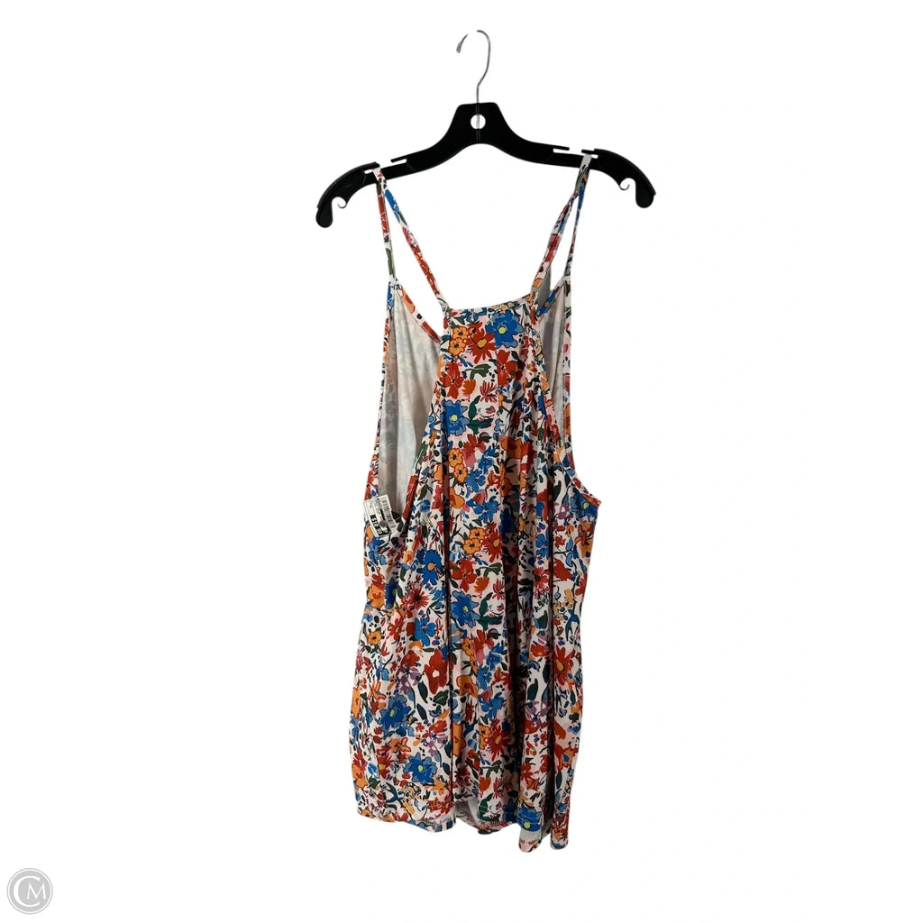 Dress Casual Short By Ekouaer In Floral Print, Size: Xl
