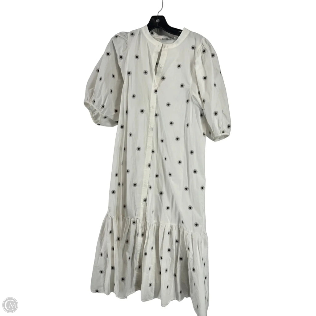 Dress Casual Maxi By Zara In White, Size: S