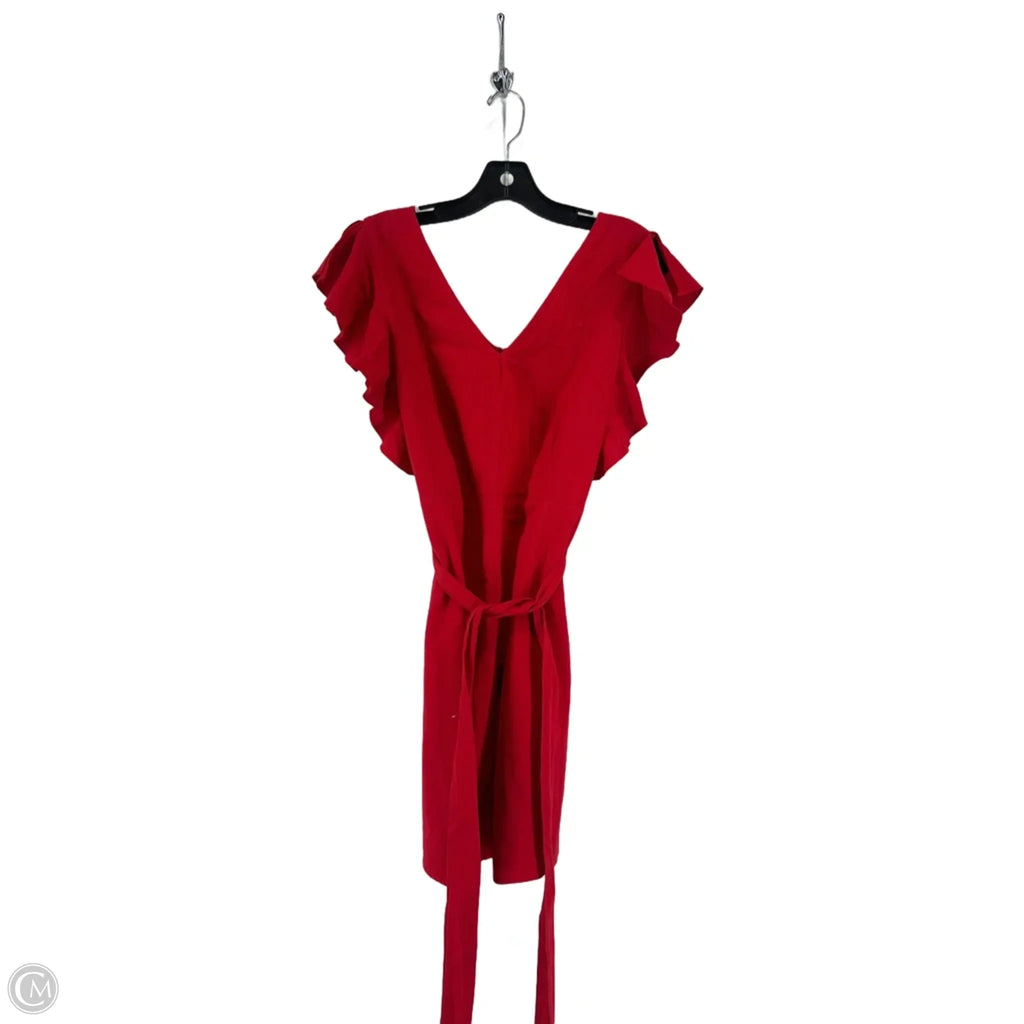 Dress Casual Short By Clothes Mentor In Red, Size: Xl