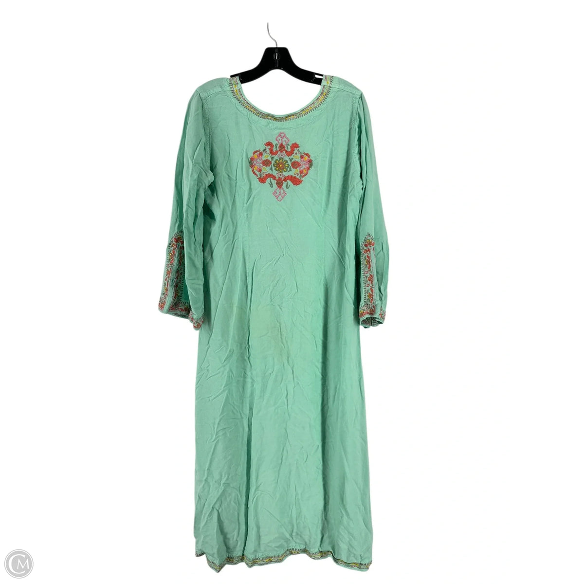 Dress Casual Maxi By Soft Surroundings In Aqua, Size: Mp