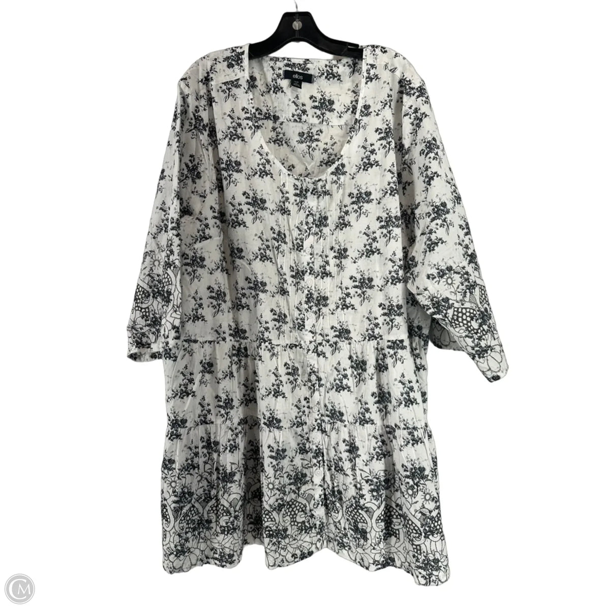 Dress Casual Short By Ellos In White, Size: 4x