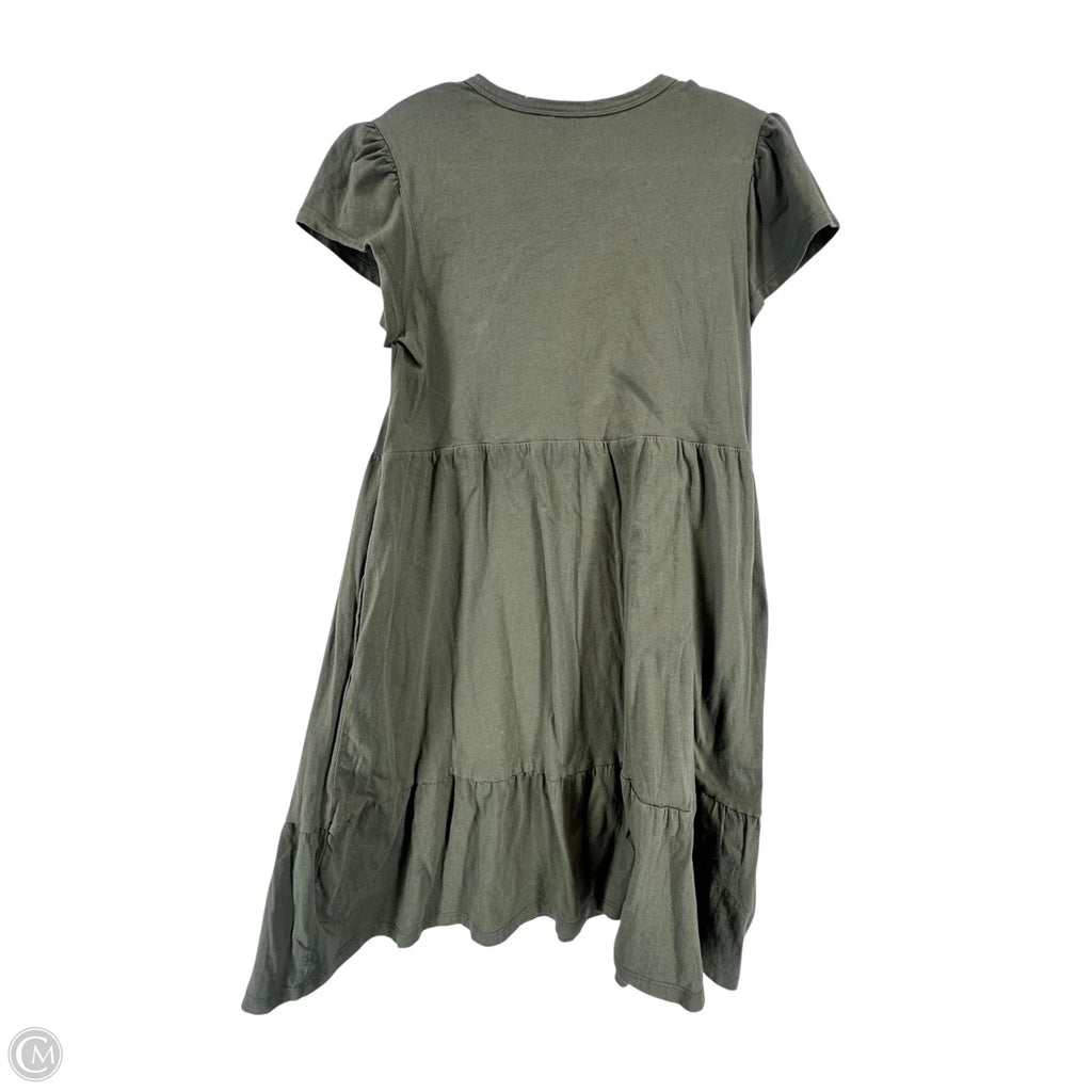 Dress Casual Midi By Time And Tru In Green, Size: S