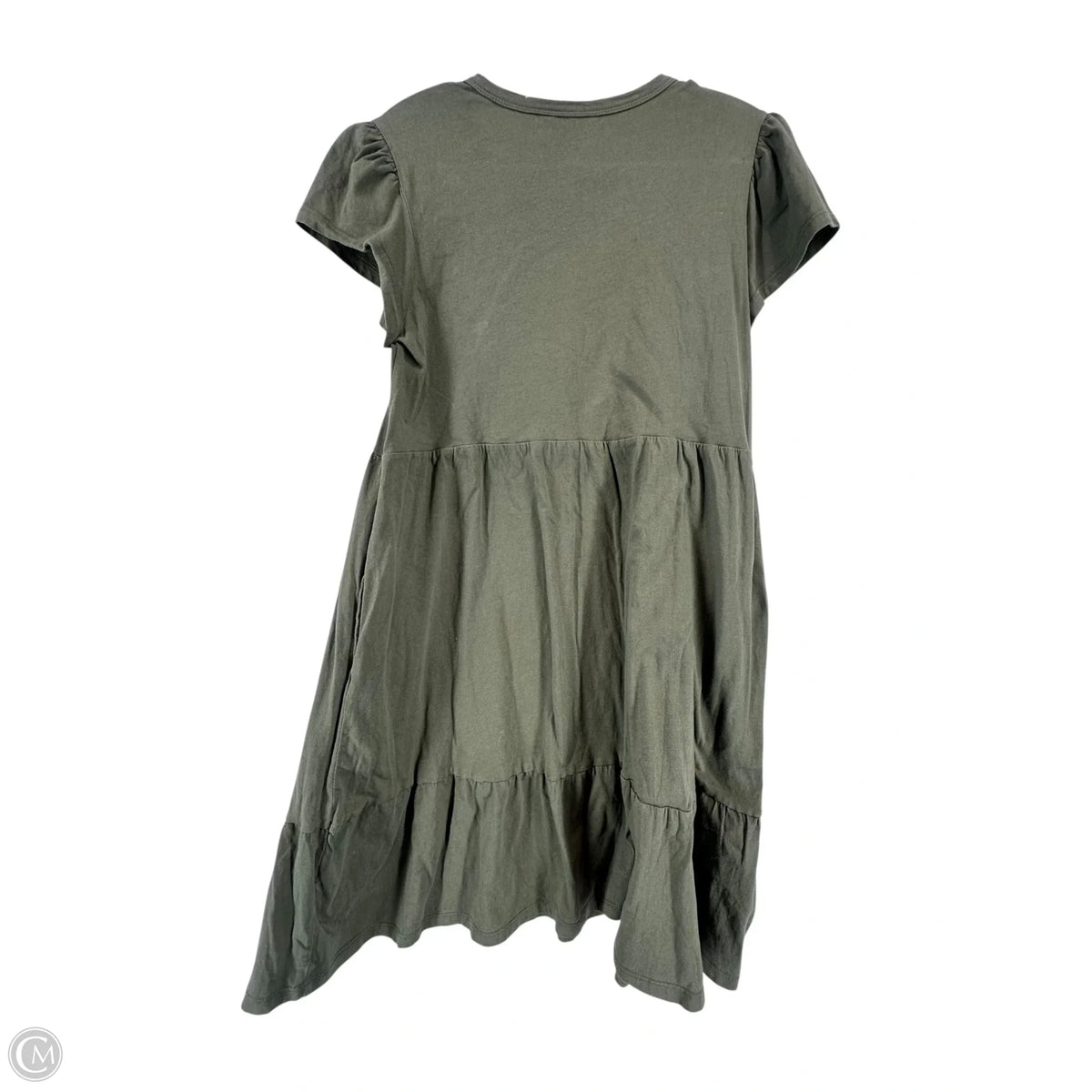 Dress Casual Midi By Time And Tru In Green, Size: S