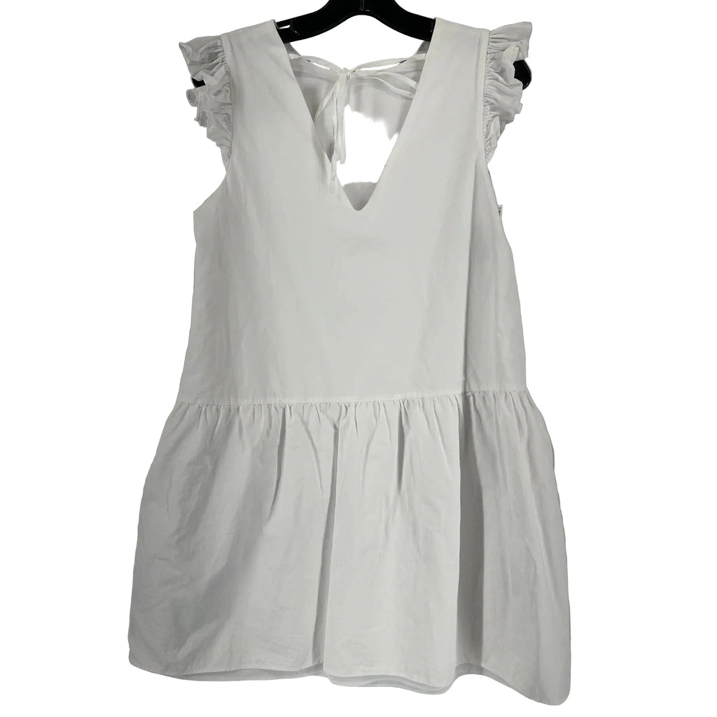 Dress Casual Midi By Maeve In White, Size: S