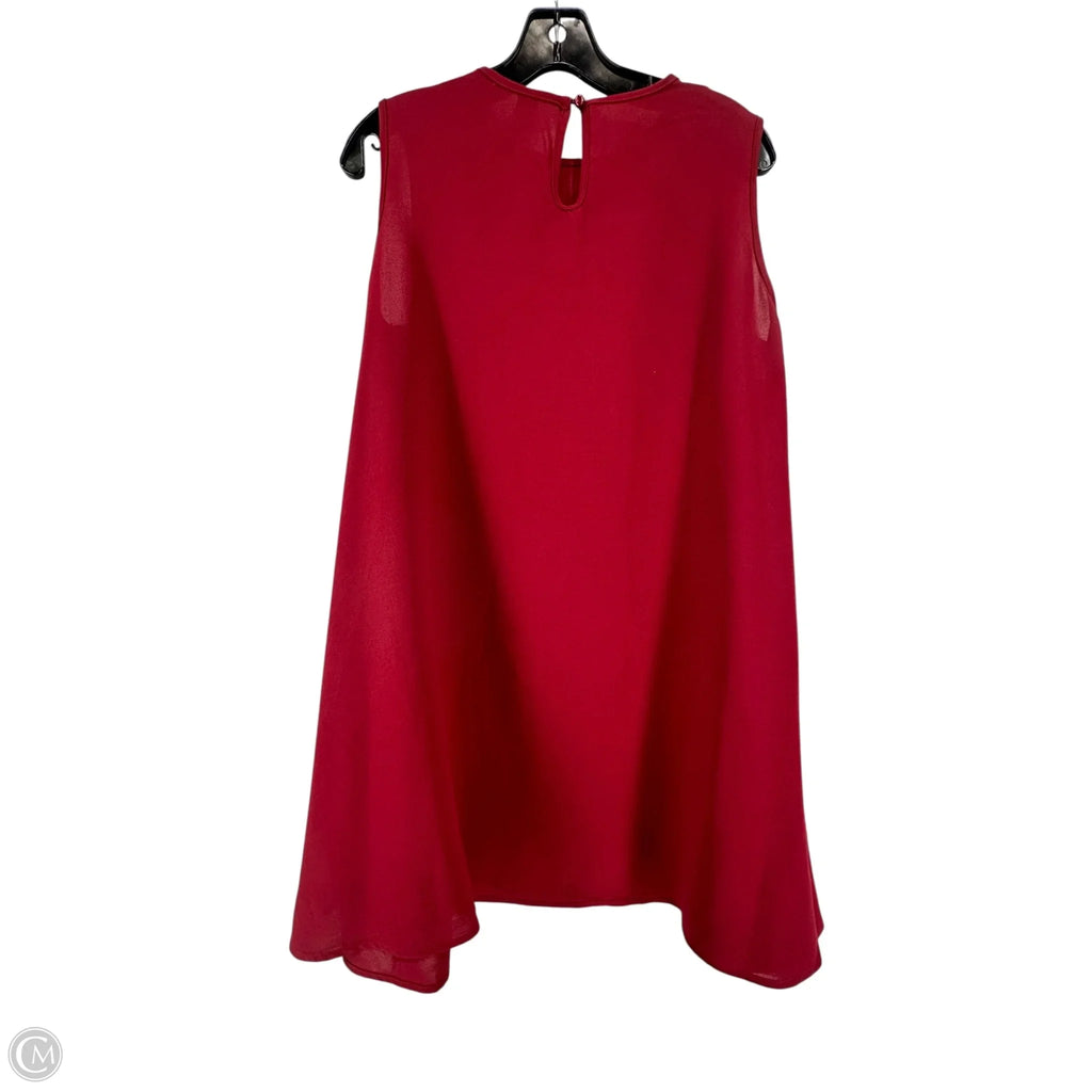 Dress Casual Midi By Shein In Maroon, Size: S