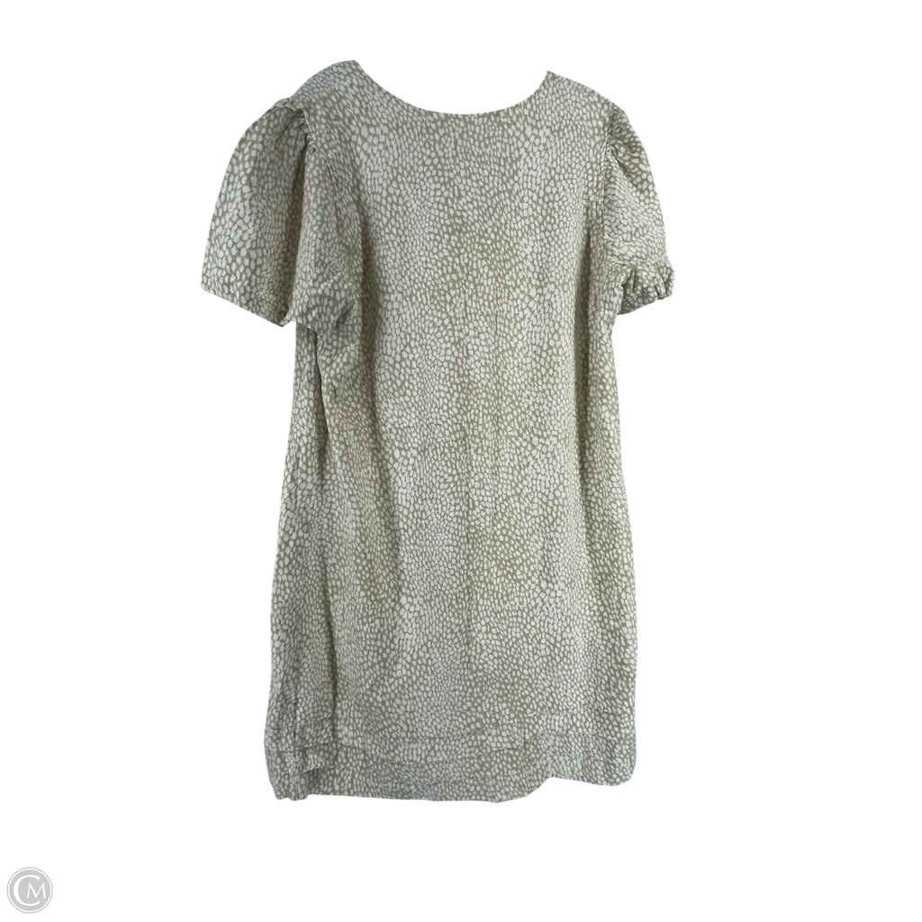 Dress Casual Midi By Nicole Miller In Tan, Size: Xl