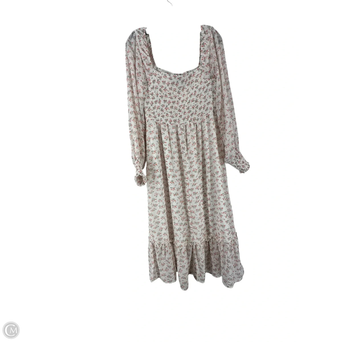 Dress Casual Maxi By Clothes Mentor In Floral Print, Size: L
