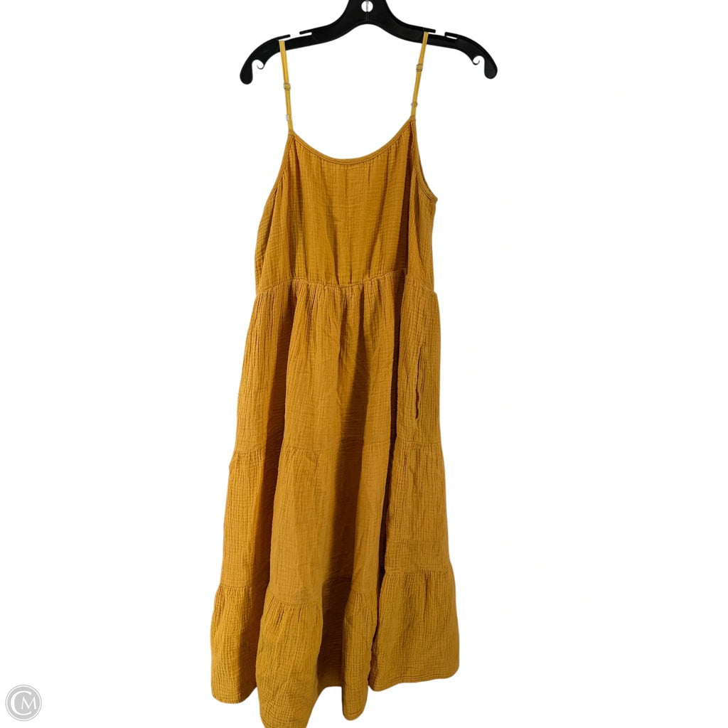Dress Casual Maxi By Magaschoni In Yellow, Size: L