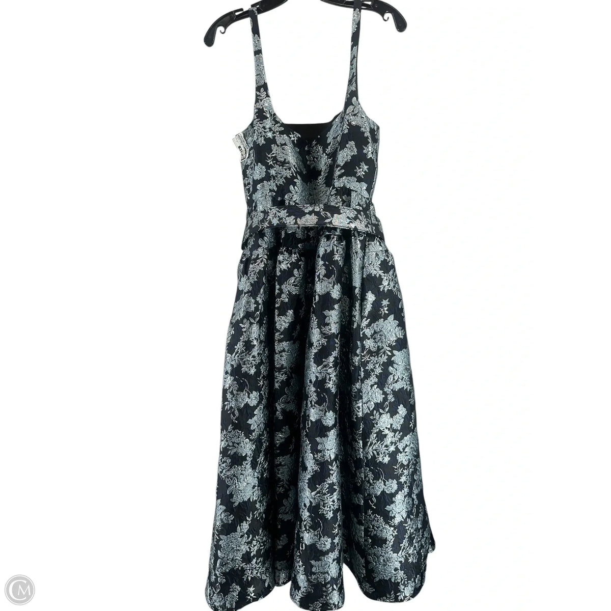 Dress Casual Maxi By Antonio Melani In Black & Blue, Size: 10