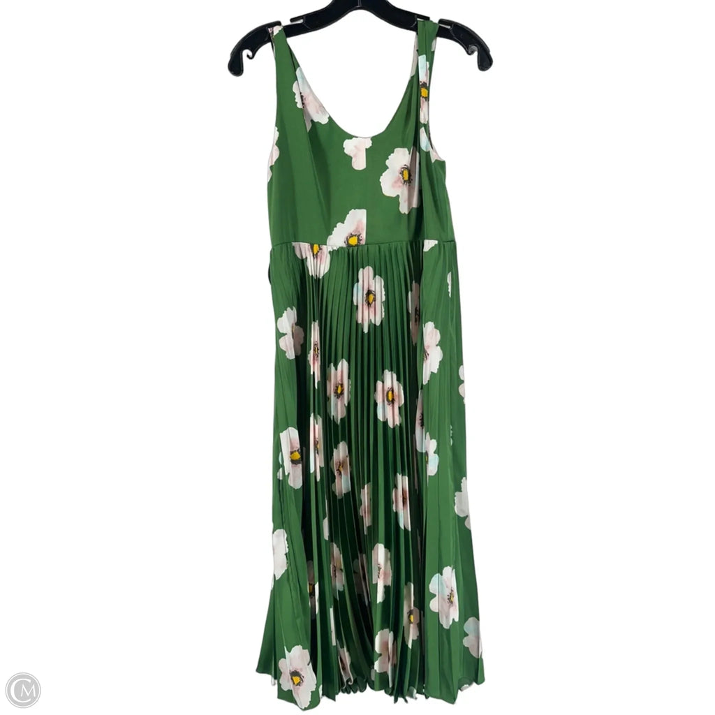 Dress Casual Midi By Maggy London In Green, Size: 4