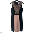 Dress Casual Midi By Js Collections In Black & Pink, Size: 8