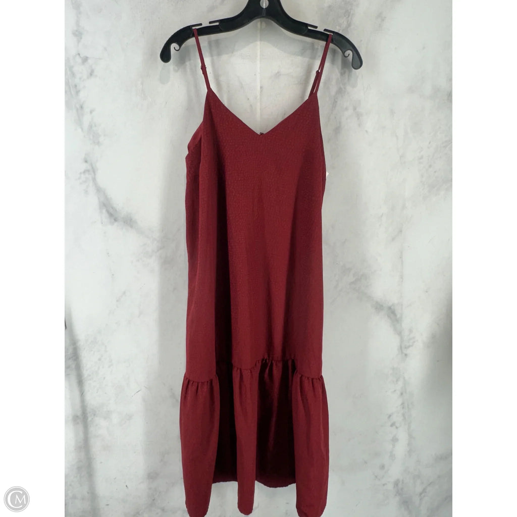 Dress Casual Midi By The Nines In Red, Size: S