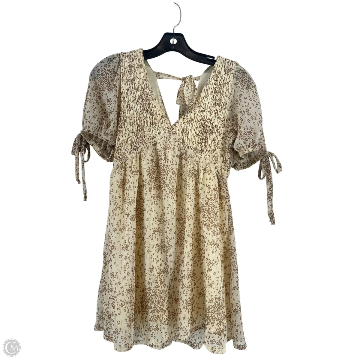 Dress Casual Short By Sienna Sky In Cream & White, Size: M