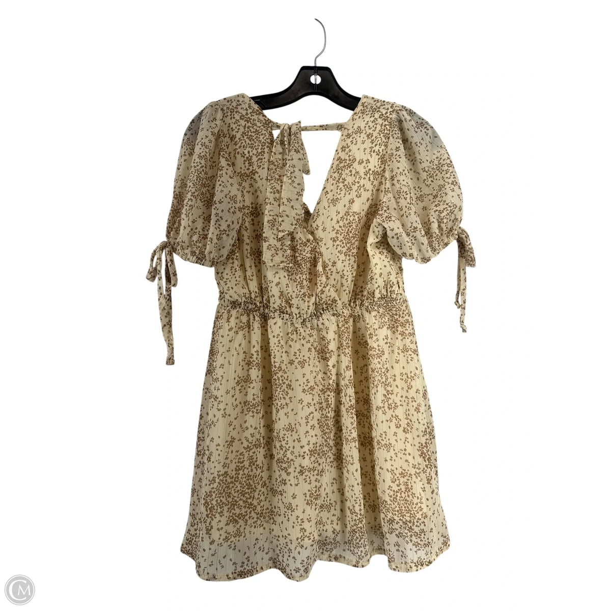 Dress Casual Short By Sienna Sky In Cream & White, Size: M
