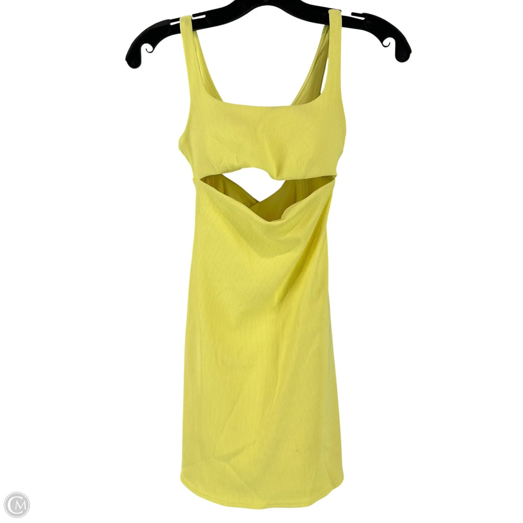 Athletic Dress By Alo In Yellow, Size: Xs