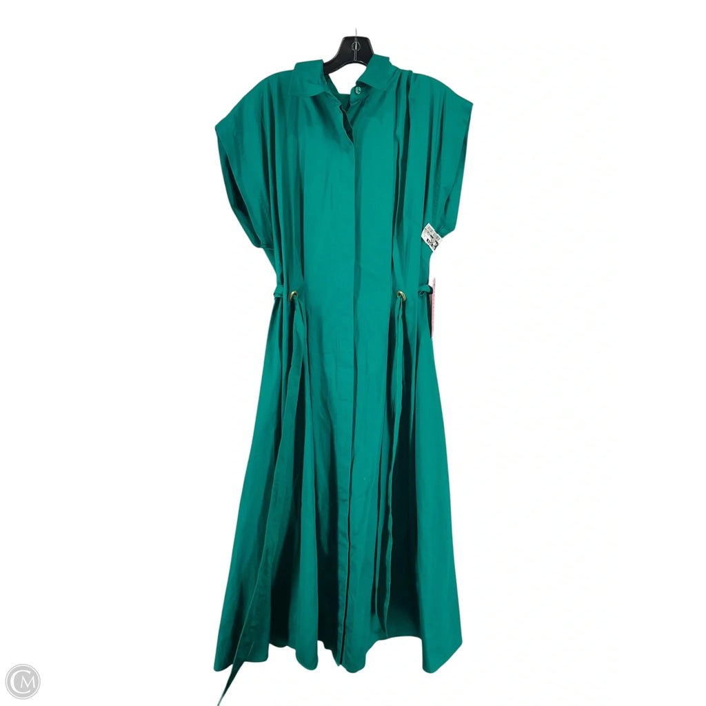 Dress Party Long By Donna Karan In Green, Size: 16